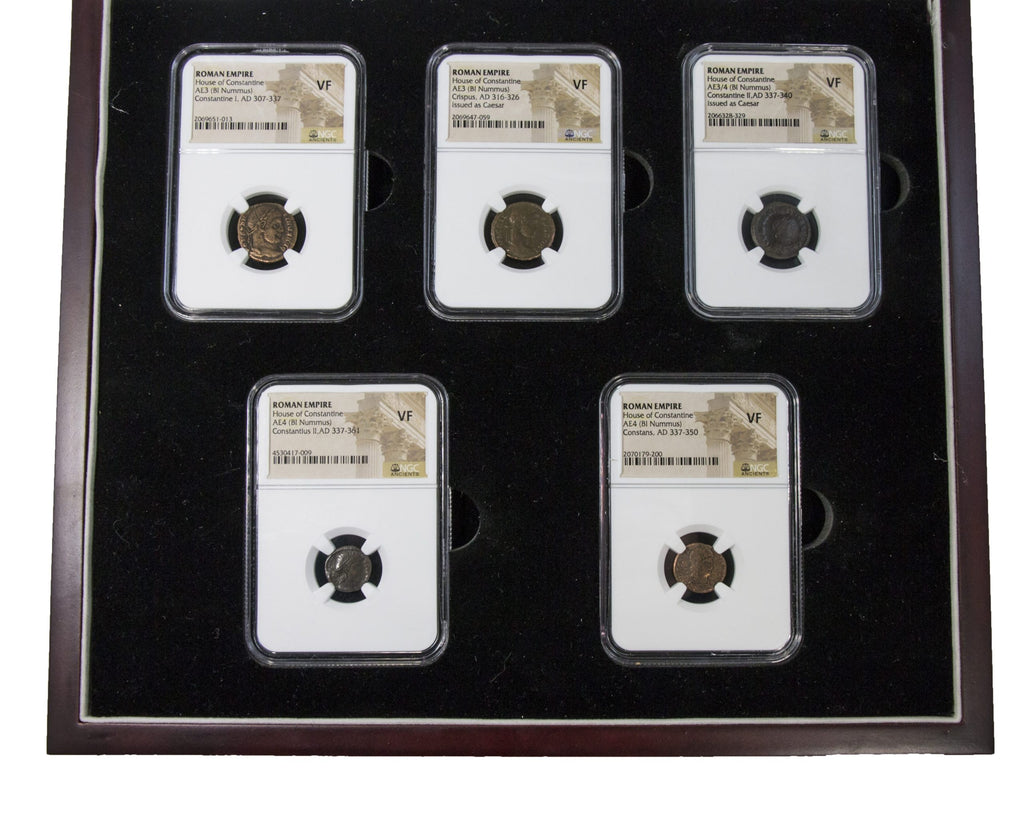 House of Constantine: A Collection of Five Slabbed Coins (Five-Coin Box) - image 5