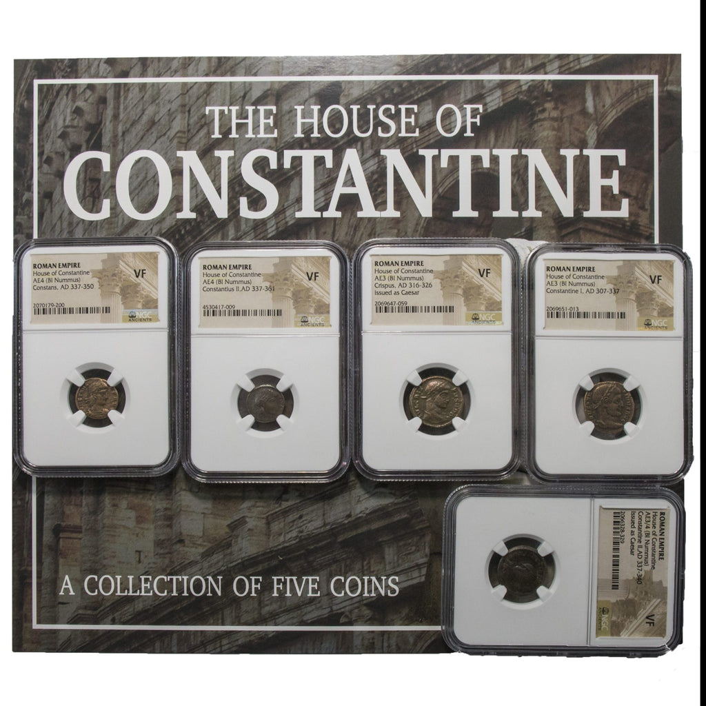 House of Constantine: A Collection of Five Slabbed Coins (Five-Coin Box) - image 6