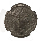 Constantine I (AD 272–337) Roman Empire AE3/AE4 Nummus NGC XF representative stock photograph 3