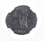 Constantine I (AD 272–337) Roman Empire AE Jovi Conservatori NGC XF representative stock photograph 4