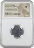 Constantine I (AD 272–337) Roman Empire AE Jovi Conservatori NGC XF representative stock photograph