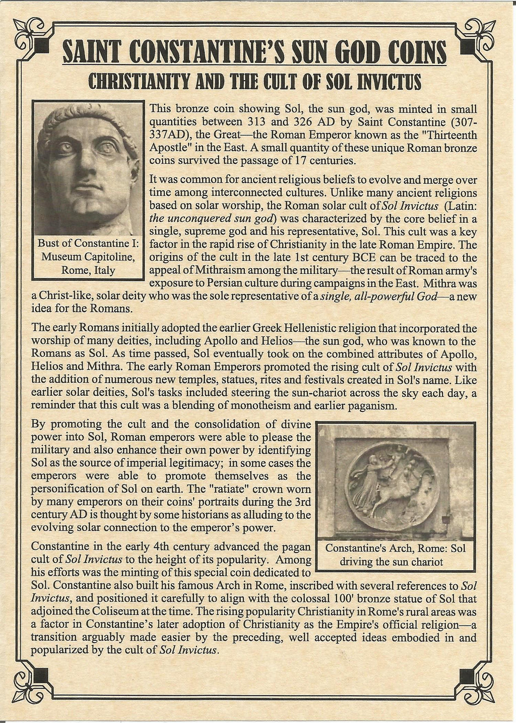 Constantine the Great: Sun God (Album) - image 3
