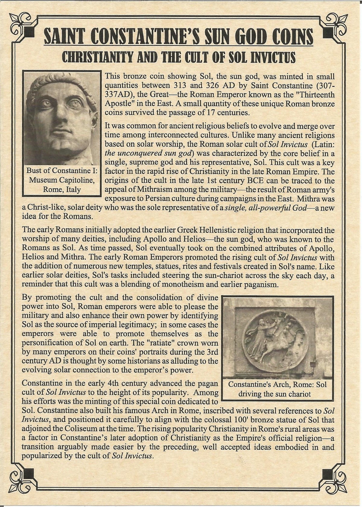Constantine the Great: Sun God (Album) - image 3