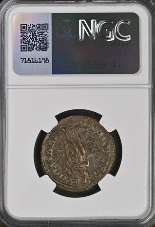 Constantius I BI Nummus AD 305-306 NGC CH-VF Ancient Roman Coin — image 3