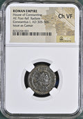 Constantius I AE Post-Reform Radiate AD 305-306 Issue as Caesar NGC CH-VF Coin
