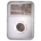Constantius I AE Quarter-Nummus AD 305-306 NGC CH-F Ancient Roman Coin