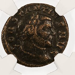 Constantius I AE Quarter-Nummus AD 305-306 NGC VF Ancient Roman Coin — image 2