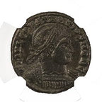 Constantius II AE Nummus AD 337-361 NGC CH-AU Ancient Roman Coin — image 2