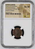 Constantius II AE3 BI Nummus AD 337-361 NGC Ch XF Ancient Roman Coin
