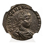 Constantius II AE Nummus AD 337-361 NGC XF Ancient Roman Coin — image 2