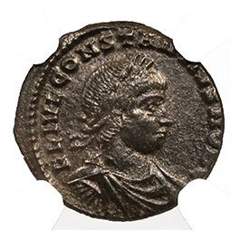 Constantius II AE Nummus AD 337-361 NGC XF Ancient Roman Coin — image 2