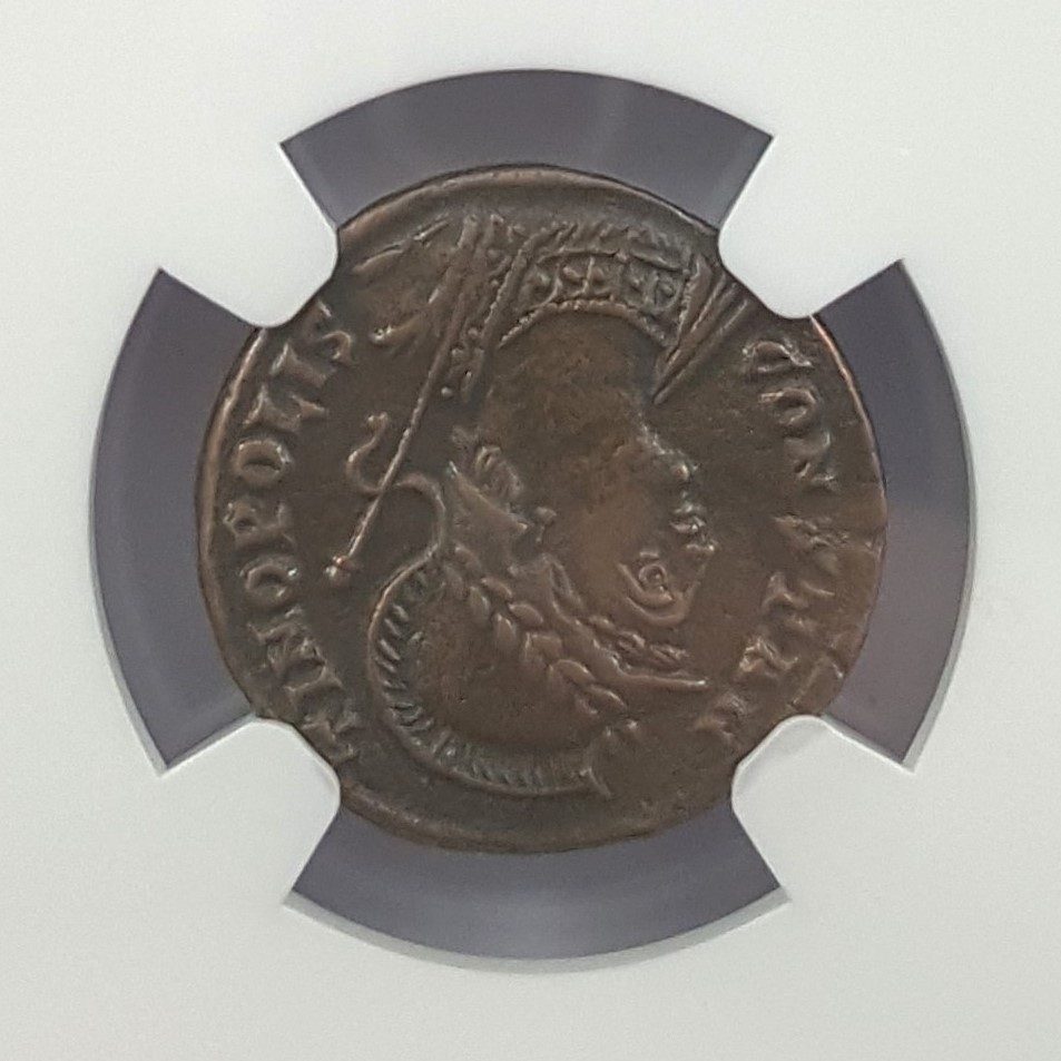 Constantinopolis Victory Bronze Nummus c. AD 330-340 NGC XF Roman Coin — image 3