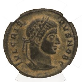 Crispus BI Nummus AD 316-326 NGC XF Ancient Roman Coin — image 2