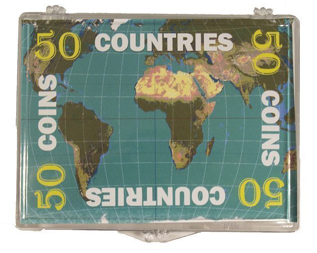 50 Different Coins from 50 Different Countries (Clear Box) - image 4
