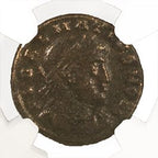 Delmatius BI Nummus AD 335-337 NGC F Ancient Roman Coin — image 2