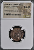 Diocletian Bronze Antoninianus AD 284-305 NGC CH-XF Ancient Roman Coin