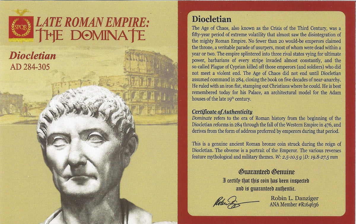 Diocletian Bronze Antoninianus AD 284-305 NGC XF Ancient Roman Coin — image 3