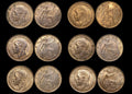 Great Britain, George V (1910-1936), Bronze Farthings (6), UNC with some lustre