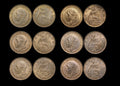 Great Britain, George V (1910-1936), Bronze Farthings (6), UNC with some lustre