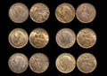 Great Britain, George V (1910-1936), Bronze Farthings (6), UNC with some lustre