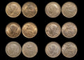 Great Britain, George V (1910-1936), Bronze Farthings (6), UNC with some lustre