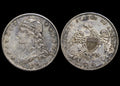 United States of America, Silver 1831 25 Cents Large Letters, AU, a lot of (1)