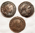 Lot of 3 Maximinus II Bronze, Different Types (AU)(AU)