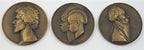 Dealer lot of three (3) French medals commemorating various French African