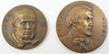 Dealer lot of two (2) Russian medals featuring famous Russians on their 150th