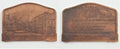 Dealer lot of one(1) tombstone-shaped Argentinian plaque.(XF)