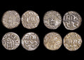 British India, Princely States, Bundi, Silver Rupee, dated 1922-1932 CE, reads
