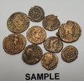 Roman Bronze D+ Christian Era lot of 10 Coins(C)