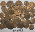 Roman Bronze D+ Christian Era lot of 50 Coins(C)