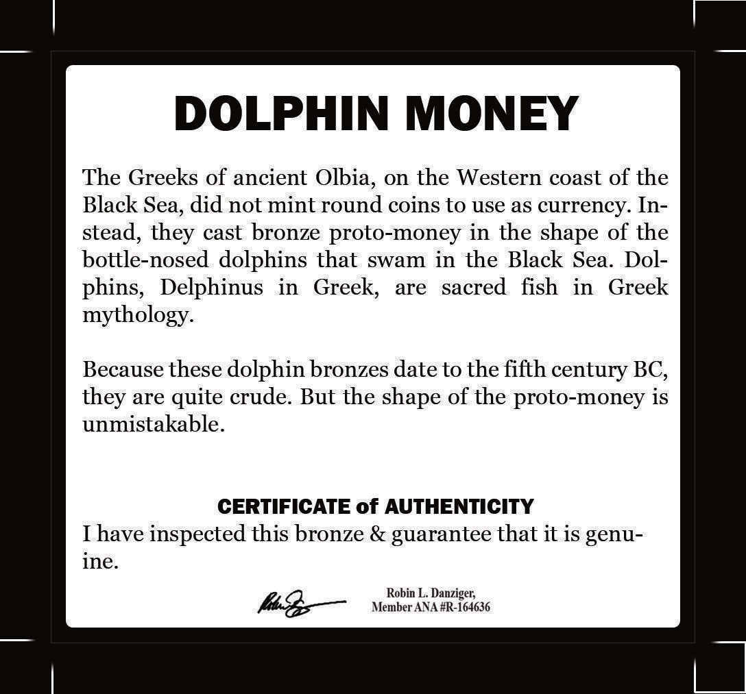Dolphins of Olbia: Ancient Proto Money of the Black Sea, 5th Century BC (Black - image 4