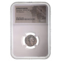 Domitian Silver Denarius Roman Emperor AD 81-96 NGC F Ancient