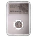 Domitian Silver Denarius Roman Emperor AD 81-96 NGC F Ancient
