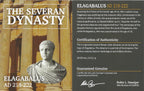 Elagabalus (AD 218–222) Roman Empire AR Denarius NGC Ch XF representative stock photograph 3