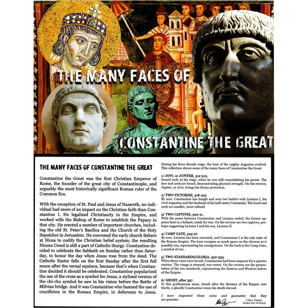 The Many Faces of Constantine the Great: Six Coin Boxed Collection - image 3