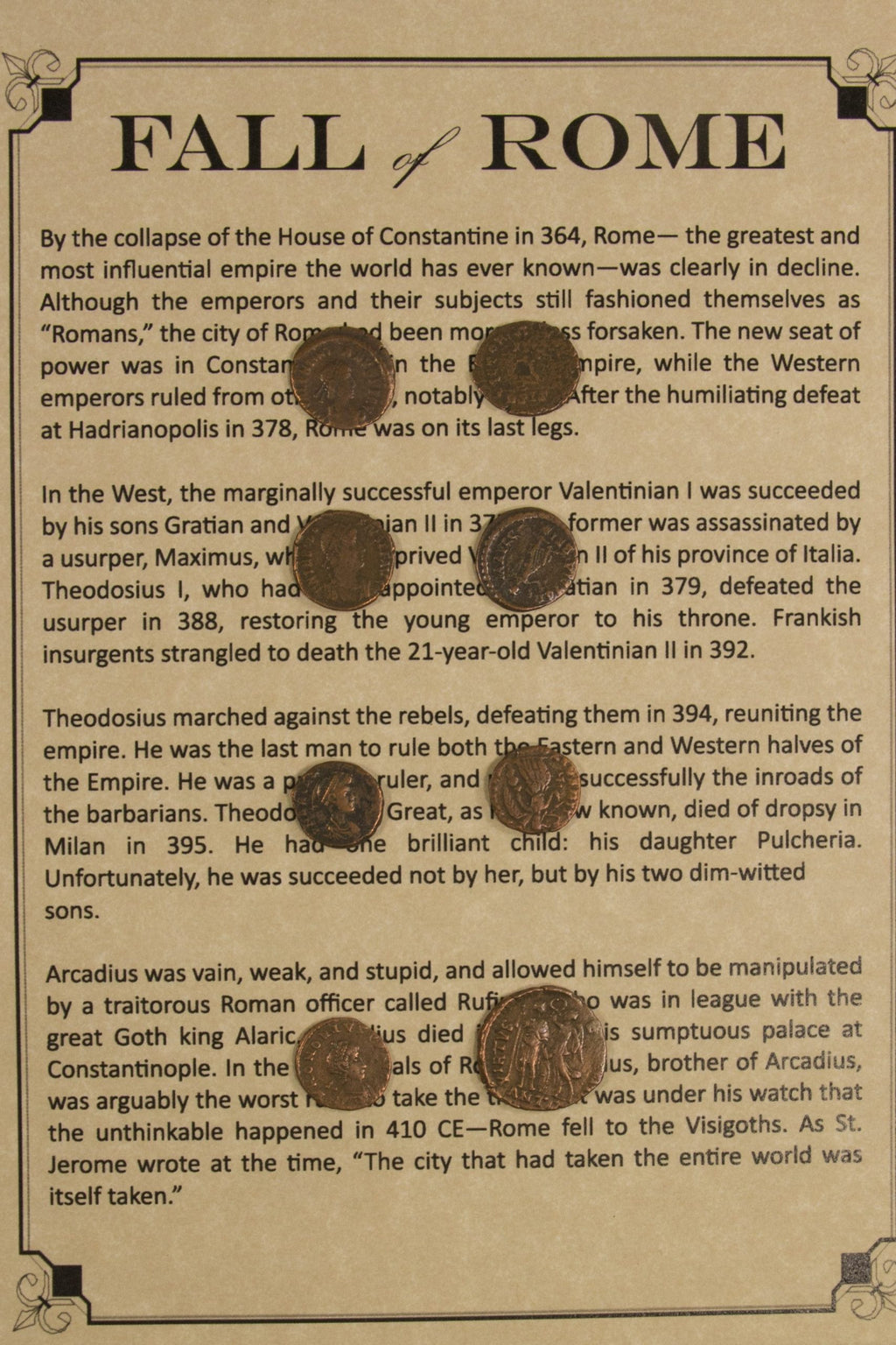 Fall of Rome: Four “AE4” Coins of the Late Roman Empire (Album) - image 5