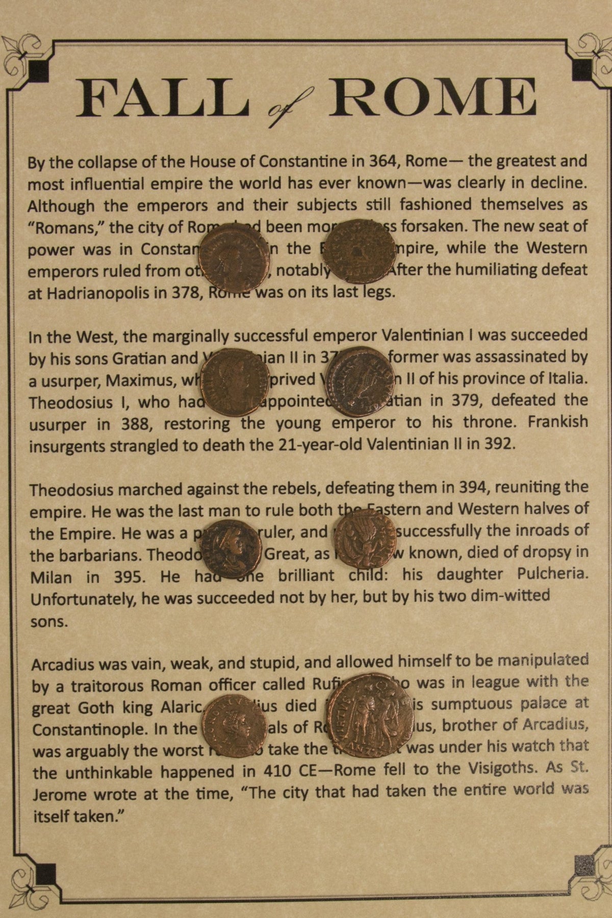 Fall of Rome: Four “AE4” Coins of the Late Roman Empire (Album) - image 5