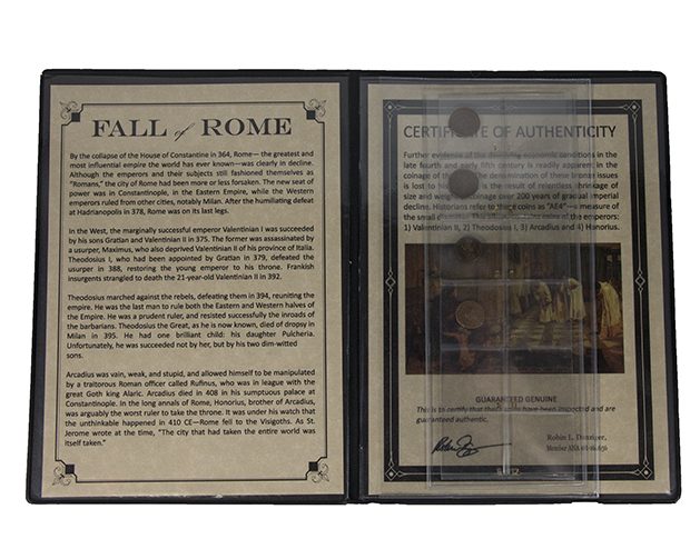 Fall of Rome: Four “AE4” Coins of the Late Roman Empire (Album) - image 2