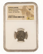 Fausta AE3 BI Nummus AD 324-326 NGC VF Ancient Roman Coin
