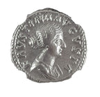 Faustina Jr. (AD 147–175/6) Roman Empire AR Denarius NGC VF representative stock photograph 3