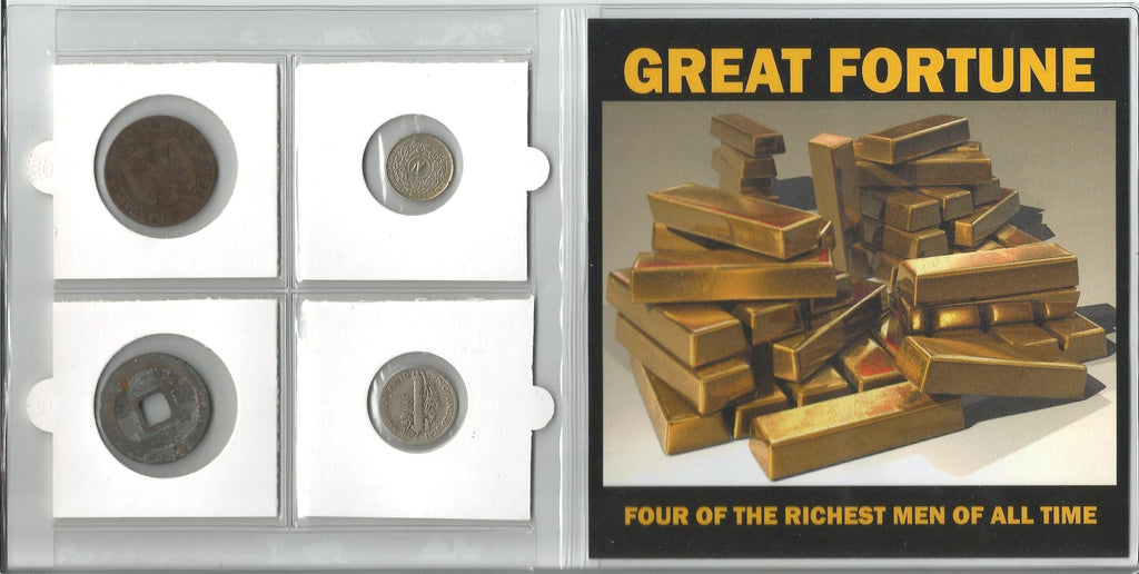 Great Fortune: Four of the Richest Men of All Time Four Coin (Mini Album) - image 3