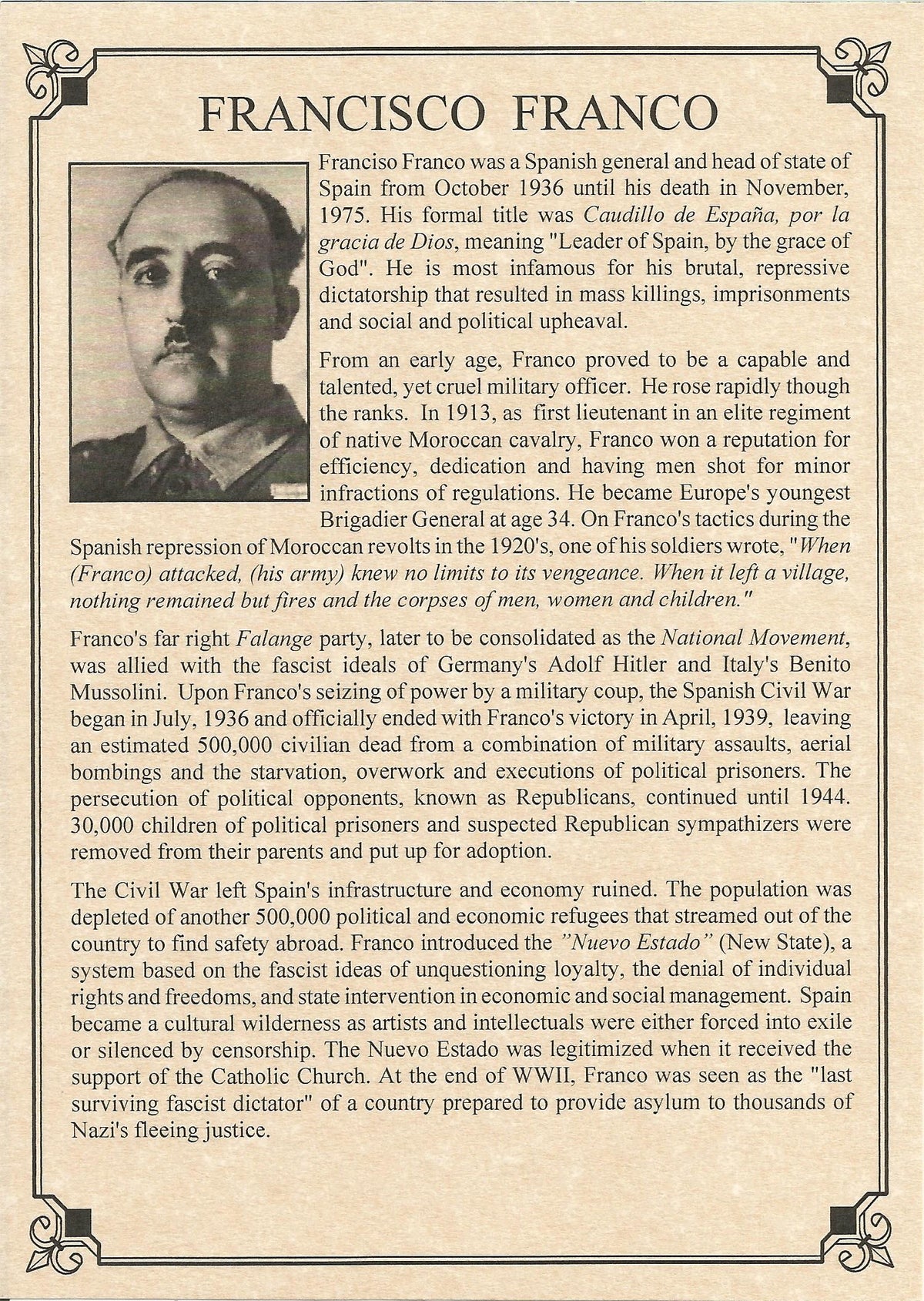 Francisco Franco: Dictator of Spain (Album) - image 2