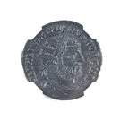 Galerius (AD 293–311) Roman Empire AE Antoninianus NGC AU representative stock photograph 3