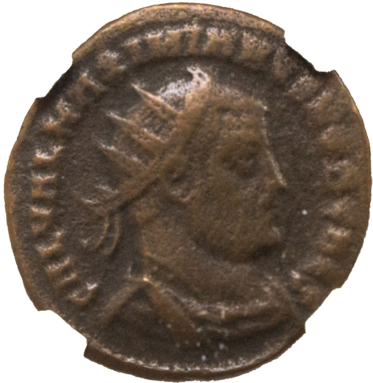 Galerius AE Post-Reform Radiate AD 305-311 NGC F Ancient Roman Coin — image 2