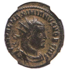 Galerius AE Post-Reform Radiate AD 305-311 NGC VF Ancient Roman Coin — image 3