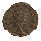Gallienus (AD 253–268) Roman Empire AE Antoninianus NGC AU representative stock photograph 3