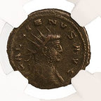 Gallienus BI Double-Denarius AD 253-268 NGC XF Ancient Roman Coin — image 2